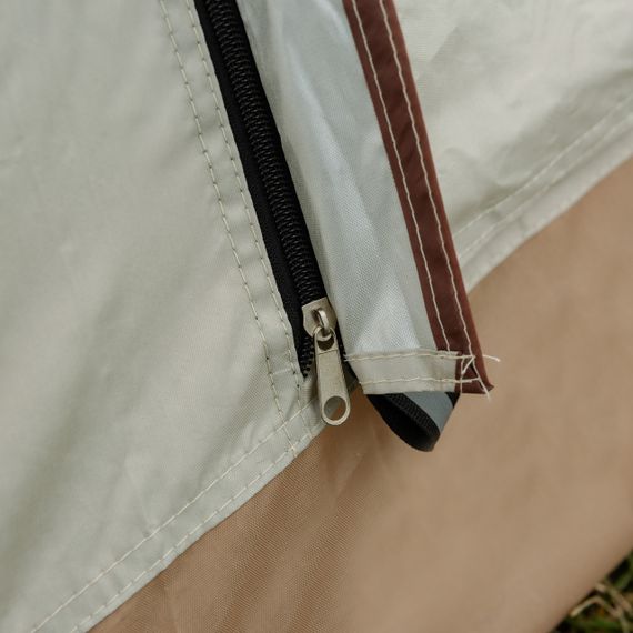 Палатка туристическая 2 человека 200*200*145 см бежевая | Зображення 2