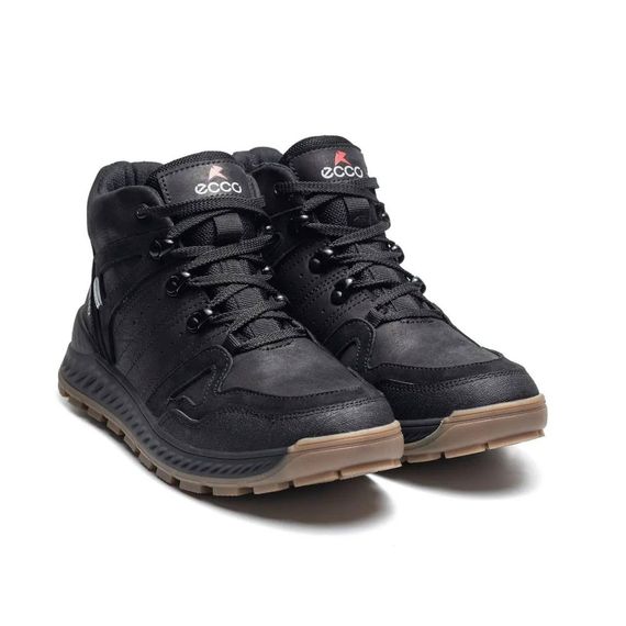 зимові шкіряні ботинки  Ecco  Black | Зображення 4