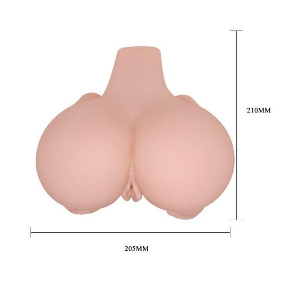 Мастурбатор с двойной вибрацией и двумя входами Crazy Bull BM-009115Z-1 Sex Aura | Зображення 7