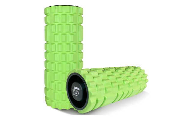 Масажний ролик EasyFit Grid Roller 33 см v.1.1 Салатовий (EF-2020a-GN) | Зображення 2