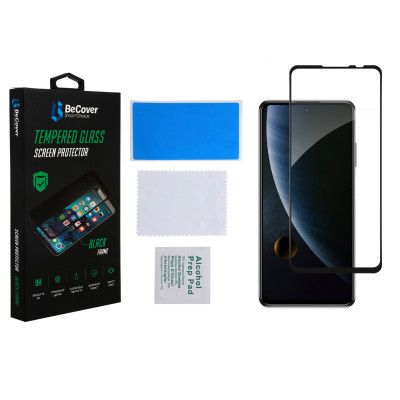 Стекло защитное BeCover ZTE Blade V30 Black (706914) | Зображення 1