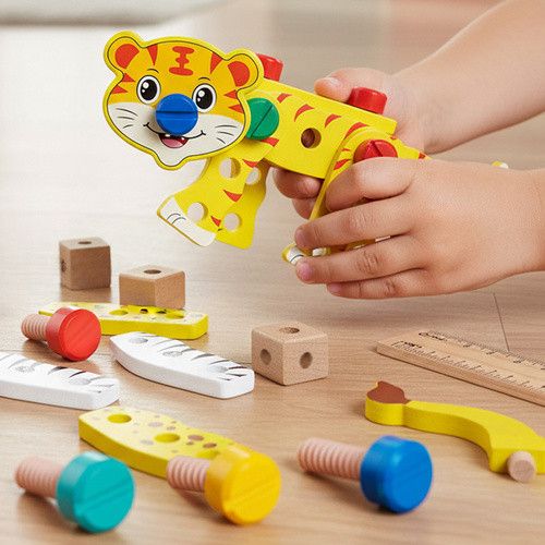 Дерев'яний ящик з інструментами для дітей Kruzzel 26581 | Зображення 4