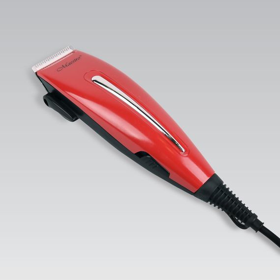 Машинка для стрижки волос Maestro MR-652C-RED, проводная, с насадками