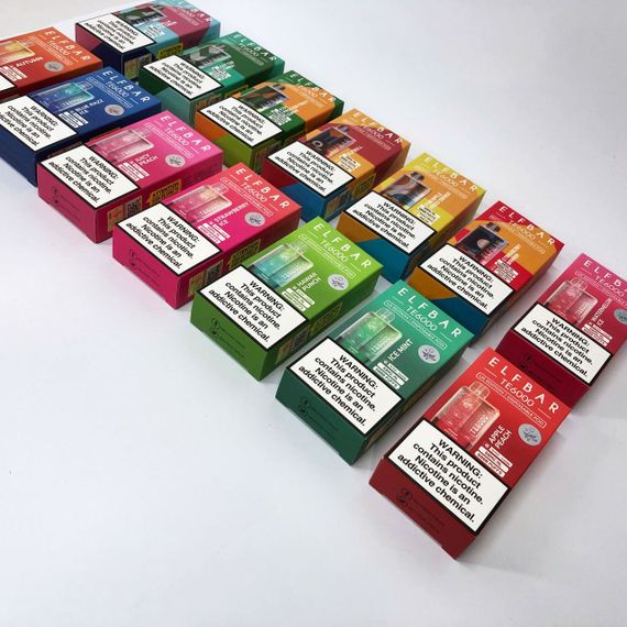Elf Bar TE6000 5%. Клубника Вишня Малина (Strawberry Cherry Raspberry) | Зображення 4