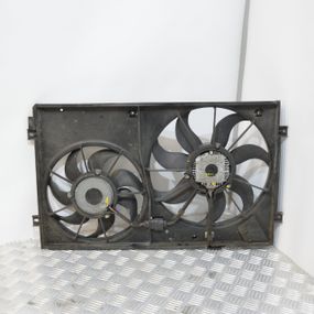 Вентилятор радіатора Volkswagen Golf V Pasasr B6 B7 Touran Дифузор Фольксваген Гольф Пассат Туран 1K0121207T
