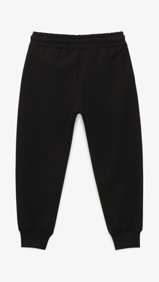 Спортивні штани однотонні для хлопчика Dinomin 10127 110 см Чорний shop (2000999493737) | Зображення 3
