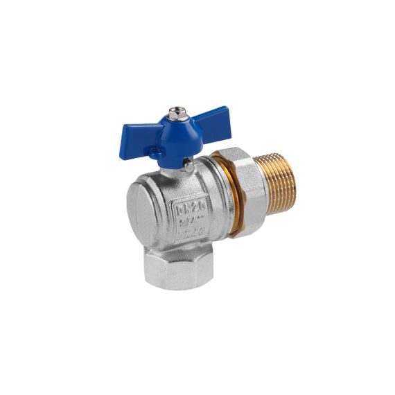 Кран-американка кульовий кутовий Valves 3/4" PN30 | Зображення 2