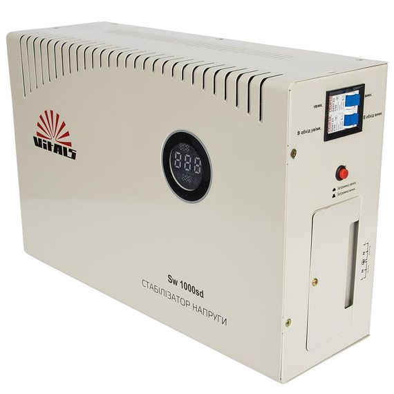 Стабілізатор напруги Vitals Sw 1000sd | Зображення 2