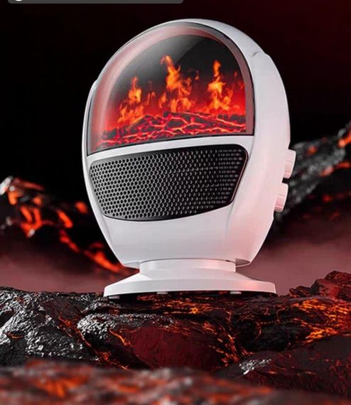 Великий керамічний обігрівач із зображенням каміна XPRO (47493-_1036) | Зображення 2