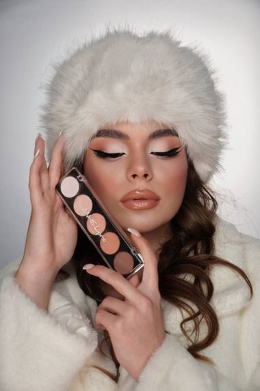 Палетка матових тіней для очей ANHELpro Eyeshadow palette - PT02 (12.5 g) | Зображення 2