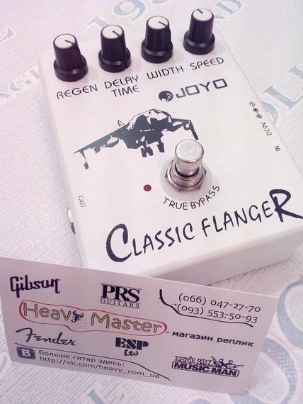 Гитарная педаль эффектов Joyo classic Flanger фленджер для электрогитары | Зображення 1
