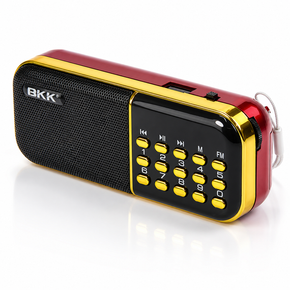 Портативный радиоприемник MP3/FM с USB, B837 / Мини-радио с питанием от аккумулятора | Зображення 1