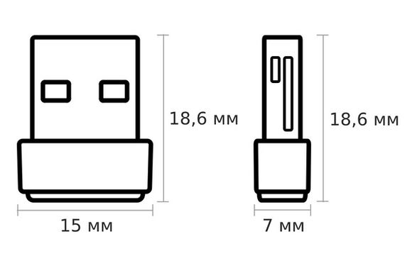 USB-адаптер TP-Link Archer T2U nano AC600 (ARCHER-T2U-NANO) | Зображення 4