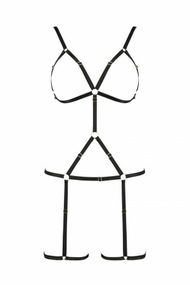 Портупея стрепи на все тіло Passion Exclusive INDICA XXL/XXXL, black sexstyle