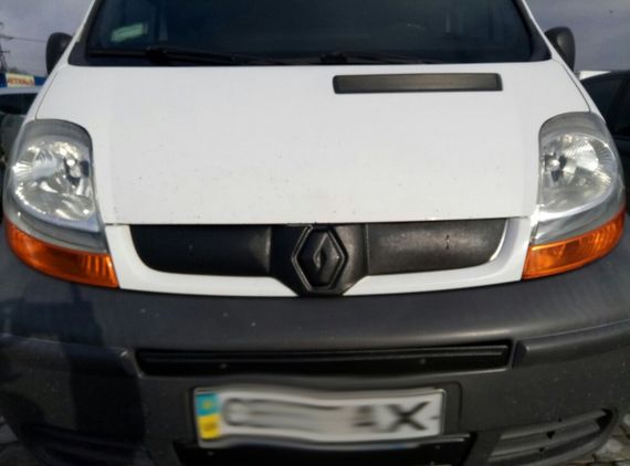 Зимова верхня накладка на решітку 2007-2015, Глянцева для Renault Trafic рр | Зображення 6