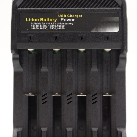 Универсальное зарядное устройство на 4 аккумулятора Li-ion, от USB, 4,2V/2A, MS-5D84A / Зарядка для батареек | Зображення 8