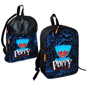 Школьный рюкзак детский Хагги Вагги Poppy + Сумка для обуви спортивной формы рюкзак-мешок  для мальчика (01805)