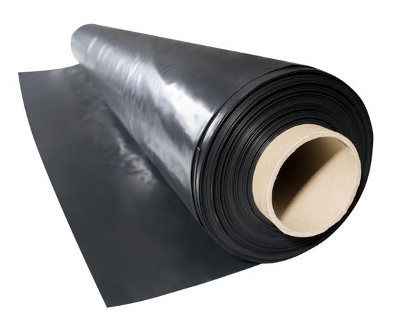 Плівка 150 мкм  3*100 м чорна  будівельна (для будівництва фундаменту) | Зображення 1