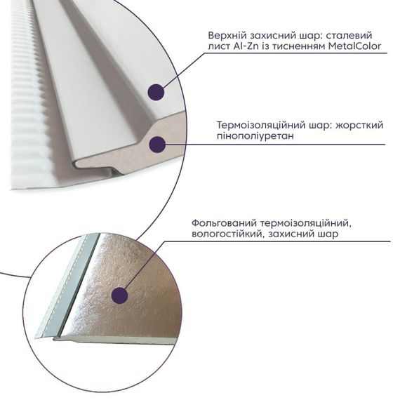 Фасадна панель PU 415*15*3800мм (D) Sticker Wall SW-00001719 | Зображення 5