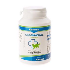 Вітаміни Canina Cat Mineral Tabs з мінералами для здоров'я котів 150 табл