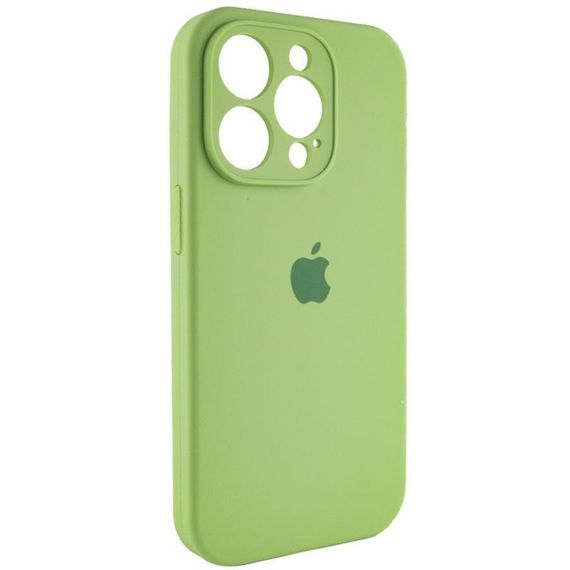 Чохол Silicone Case Full Camera Protective (AA) для Apple iPhone 13 Pro (6.1") М'ятний / Mint | Зображення 1