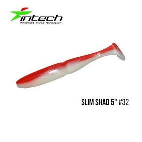 Силіконова приманка, Їстівний силікон Intech Інтеч Slim Shad 5" 5 шт #32