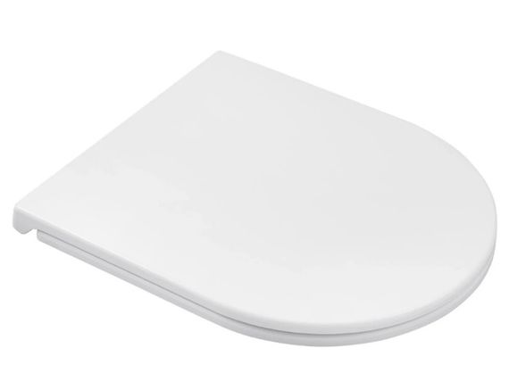 Унітаз підвісний безобідковий Kroner Harz WHI493736 RIMLESS з сидінням Slim Duroplast / Soft-close / Quick relase (KH493736WHIR) (CV029609) | Зображення 4