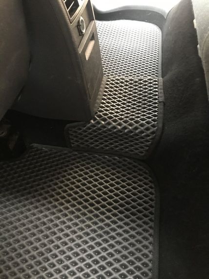 Килимки EVA (чорні) 2 шт, передні для Volkswagen Caddy 2004-2010 рр | Зображення 9