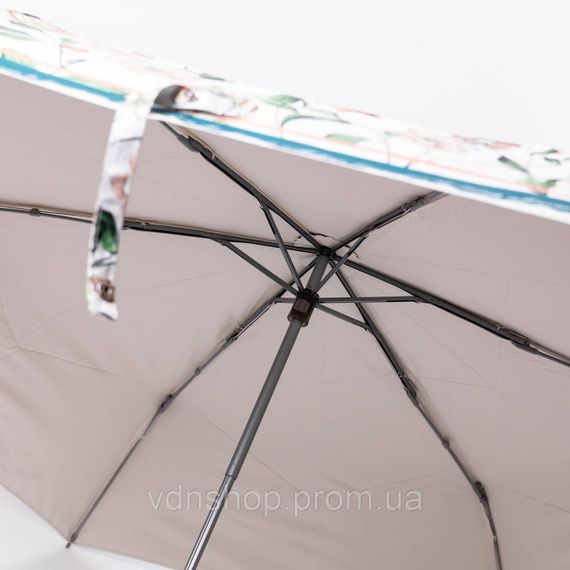 Парасолька механічна елегантна з принтом міцна надійна з поліестеру діаметр 99 см Зелений HP-23-15GR | Зображення 4