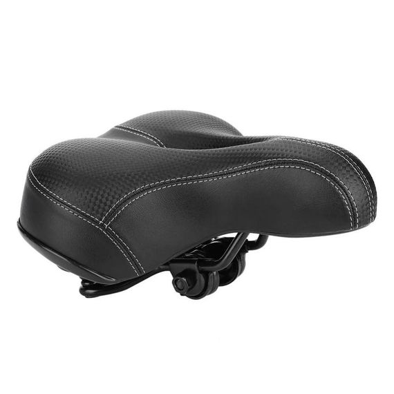 Сідло для велосипеда (25х19,5 см), з вентиляційним отвором / Велосипедне сідло з амортизацією | Зображення 5