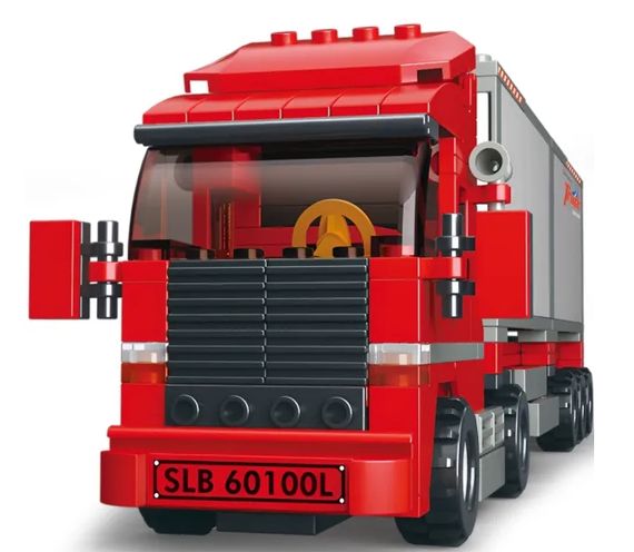 Конструктор M38-B0338 SLUBAN "Город. Трейлер", фигурки 3шт, 345деталей, в коробке (6903149507017) | Зображення 3