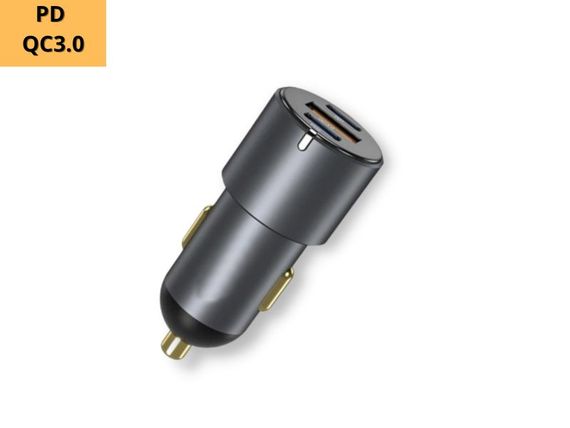 Автомобільний зарядний пристрій XPRO CC45 PD30W PD+USB30W чорний (37478-01) | Зображення 1