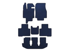 Коврики EVA (3 ряда, 7-местный, Синий) для Toyota Highlander 2019- гг