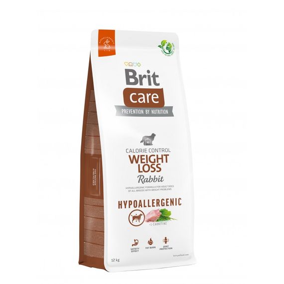 Корм сухий Brit Care Dog Hypoallergenic Weight Loss для собак із зайвою вагою гіпоалергенний з кроликом 12 кг