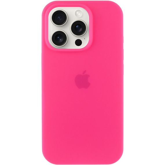 Чохол Silicone Case Full Protective (AA) для Apple iPhone 14 Pro Max (6.7") Рожевий / Barbie pink