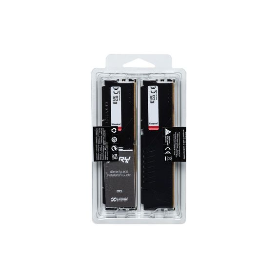 Модуль пам'яті для комп'ютера DDR5 32GB (2x16GB) 6000 MHz Beast Black XMP Kingston Fury (ex.HyperX) (KF560C30BBK2-32) | Зображення 5