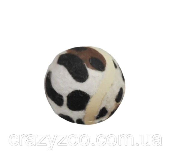 Іграшка для котів та собак Croci м'яч анімаль 4 см C6198525 | Зображення 1