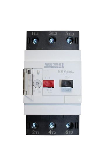 Автоматичний вимикач 2АВД 63-40А захисту двигуна 220V 15kW / 400V 30kW Ny95505051 | Зображення 1