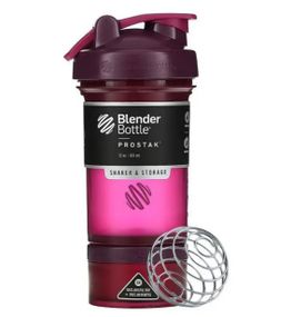 Шейкер спортивний BlenderBottle ProStak 22oz/650 мл з 2-ма контейнерами Plum (PS 22oz Plum)