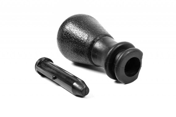 Ручка КПП 2403.AP (черная-2023хром) для Peugeot 206 | Зображення 4