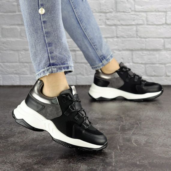 Женские кроссовки Fashion Bruiser 1659 37 размер 235 см Черный | Зображення 8