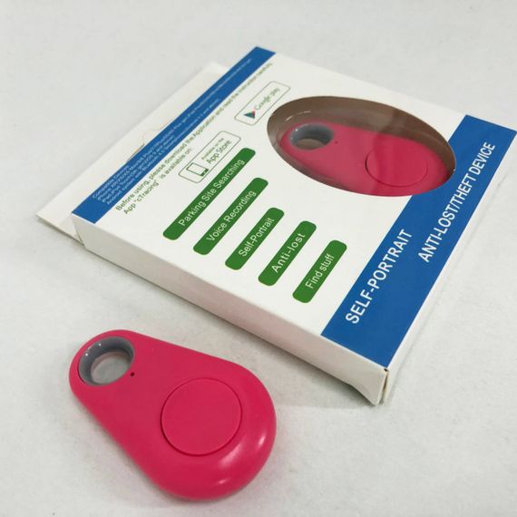 Трекер-брелок Anti Lost, Bluetooth брелок антипотеряшка, Брелок-трекер пошуковий. Колір: рожевий | Зображення 1