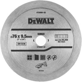 Диск алмазний 76*1,0*10мм DeWALT DT20591