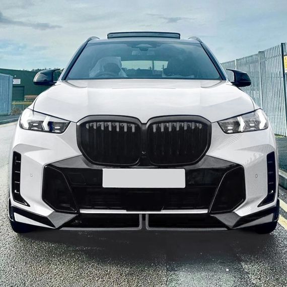 Передний лип Paradigm V-1 (2023-2025, натуральный карбон) для BMW X5 G05 2019- гг | Зображення 1