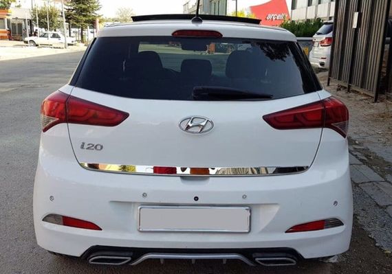 Кромка багажника 2014-2018 (нерж.) для Hyundai I-20