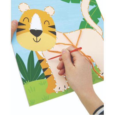 Набір для творчості Let&apos;s Craft String Art Тропічні джунглі (SAP002) | Зображення 2