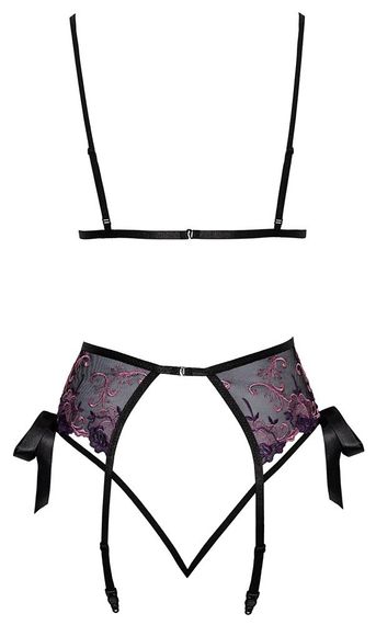 Комплект білизни Bra Embroidery S/M Sex Aura | Зображення 3