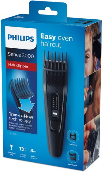 Машинка для стрижки волос Philips HC3510/15 проводная, с насадками | Зображення 9