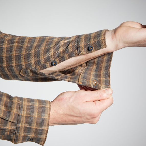 Сорочка 100 коричнева - L. | Зображення 8