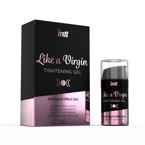 Гель для звуження піхви Intt Like a Virgin (15 мл), без запаху, з екстрактом гамамелісу Sex Aura